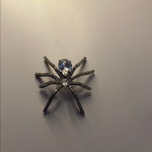 Sparkling Spider Brooch